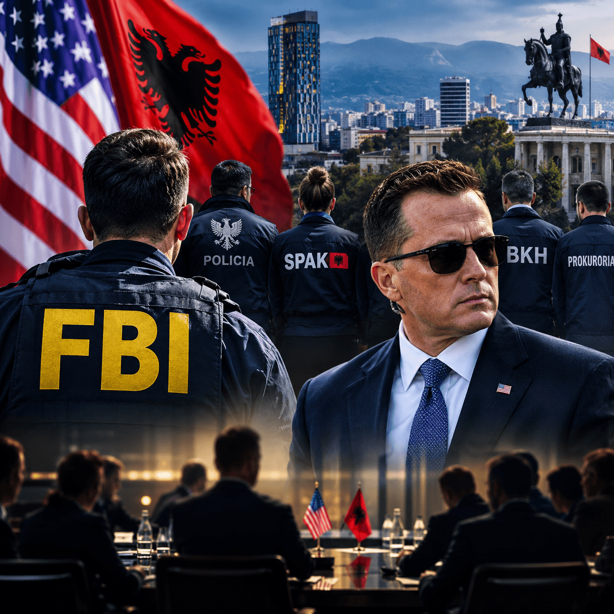 FBI VJEN NË TIRANË/ KUSH ËSHTË NË SHËNJESTËR? ZYRTARËT E POLICISË, SPAK-ut DHE BKH-së NË TAKIM